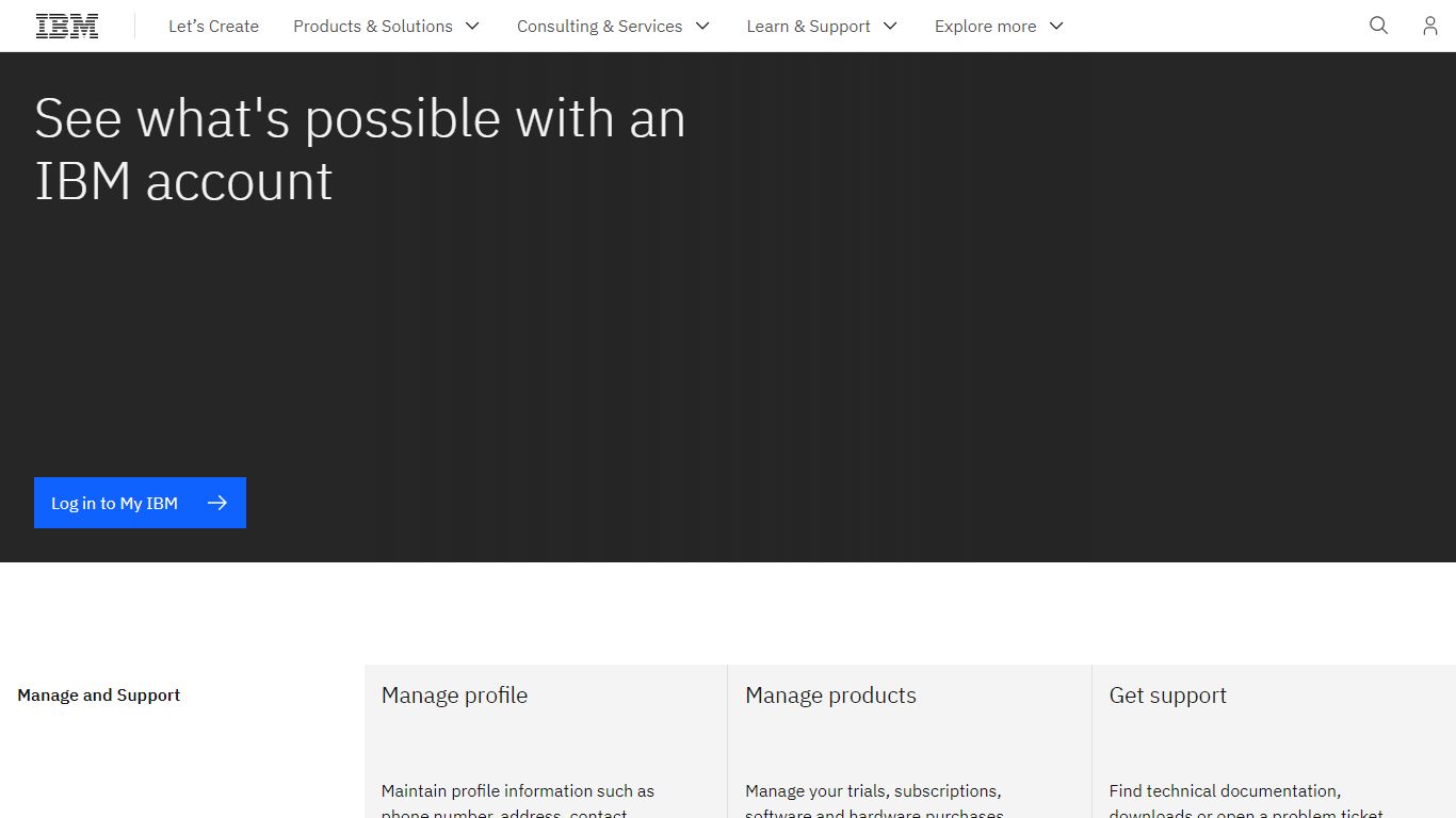 IBM - My IBM - United States